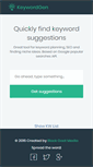 Mobile Screenshot of keywordgen.com